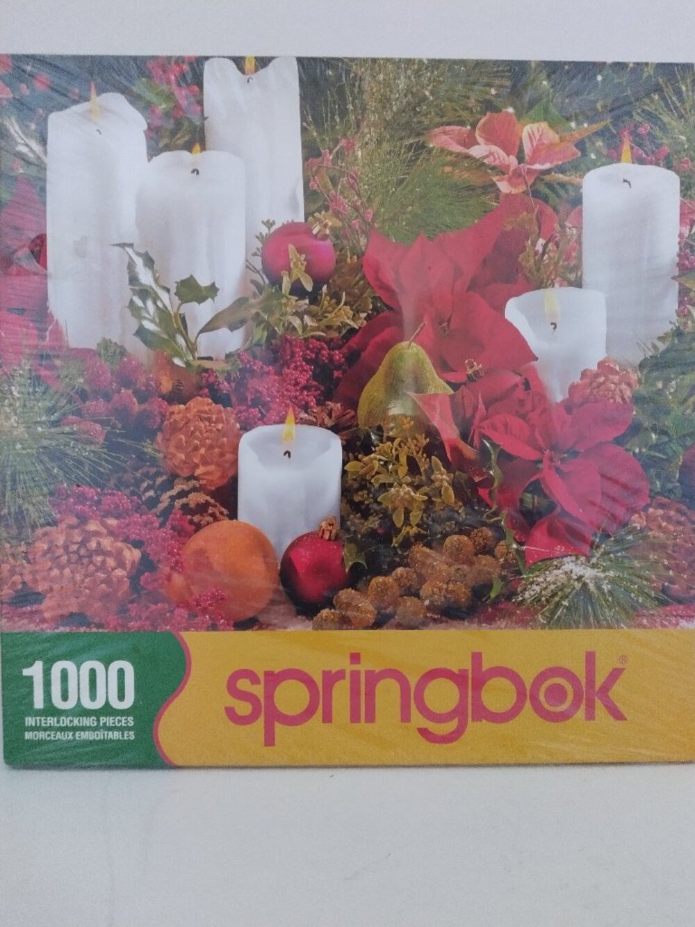 Springbok Puzzle 1000 pc Christmas Arrangement Sealed NEW